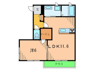 カトレア小林の物件間取画像